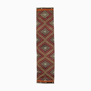 Multicolor Oriental Kilim Runner Rug