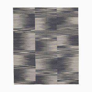 Tapis Kilim Vintage Gris, 2000s