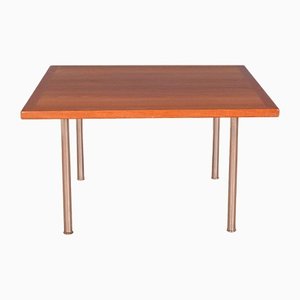 Teak and Rosewood Chrome Coffee Table by Hans J Wegner for Andreas Tuck