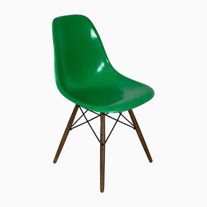 Kelly Green DSW Side Chair by Eames Herman Miller, 1960s