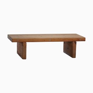 Swedish Modern Model Bambse Pine Bench attributed to Roland Wilhelmsson, 1973