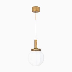 Kleine Klyga Deckenlampe aus rohem Messing von Johan Carpner für Konsthantverk