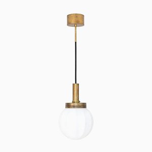 Small Raw Brass Klyga Ceiling Lamp by Johan Carpner for Konsthantverk