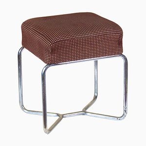 Functionalist Chrome Stool attributed to Marcel Breuer, 1930s