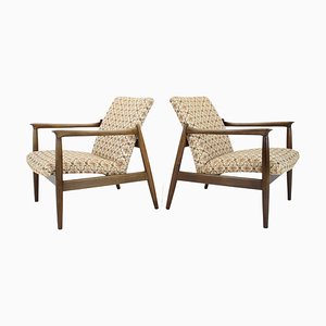 Beech Model GFM 64 Armchairs from Edmund Homa, 1960s, Set of 2