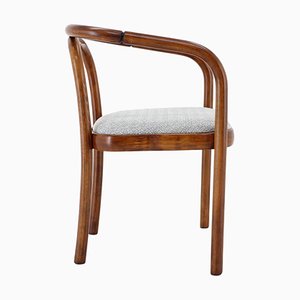 Kirkby Fabric Dining Chair attributed to Ton for Thonet, 1970s