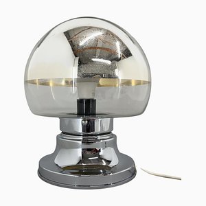 Italienische Chrom Tischlampe, 1960er