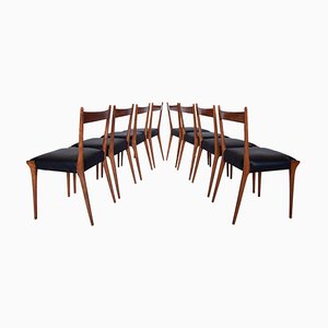 Dining Chairs attributed to Alfred Hendrickx for Belform, Belgium, 1958, Set of 8