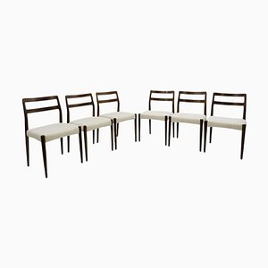 Mid-Century Danish Anne Dining Chairs attributed to Johannes Andersen, 1960s, Set of 6