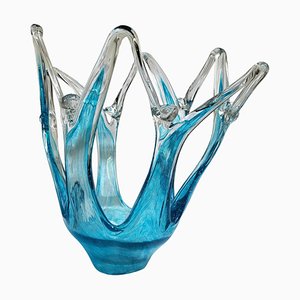 Ombre Effect Murano Glass Vase, Italy, 1970s