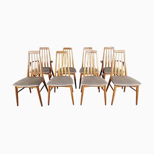 Dining Chairs attributed to Niels Kofoed, Denmark, 1960s, Set of 8