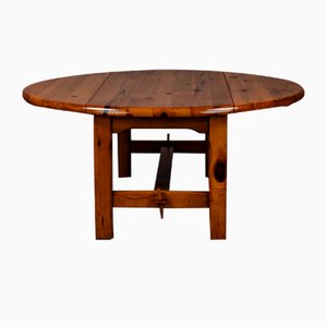 Pine Folding Coffee Table, 1950s
