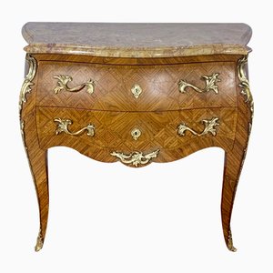 Commode en Marqueterie de Bois Précieux par JB Moreau