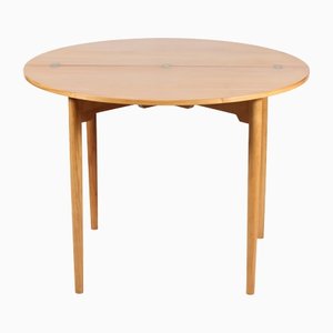 Cherrywood Card Table by Hans J. Wegner for Fritz Hansen A/S, Denmark, 1968