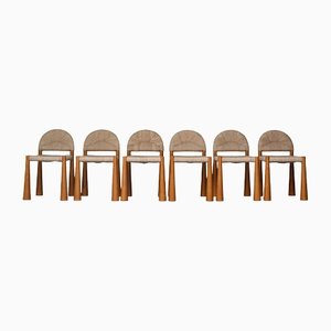Chairs by Alessandro Becchi, 1970s, Set of 6
