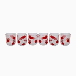 Murano Circus Drinking Glasses by Mariana Iskra, Set of 6