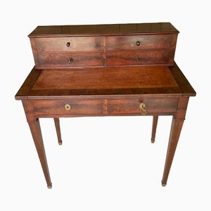 Empire Style Mahogany and Leather Desk, 1900s