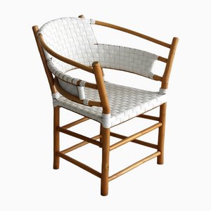 Vintage Danish Bamboo Chair, 1980s