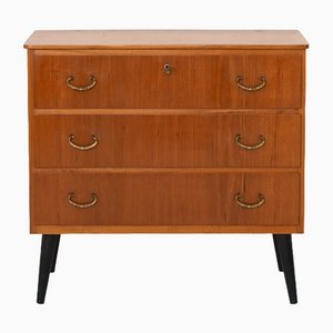 Commode à Tiroirs Scandinave en Teck, 1960s