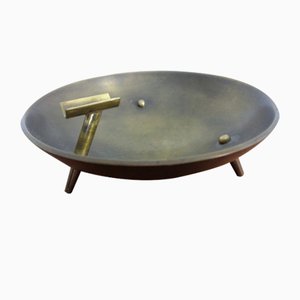 Mid-Century Aschenbecher aus Messing, 1960er