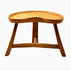 Norwegian Stool in Pine from Krogenæs Møbler, 1960s