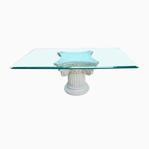 Table de Salon en Verre, 1980s