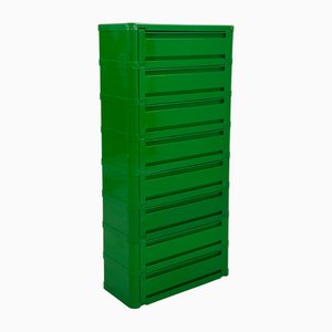 Green Model 4964 Chest of Drawers by Olaf Von Bohr for Kartell, 1970s