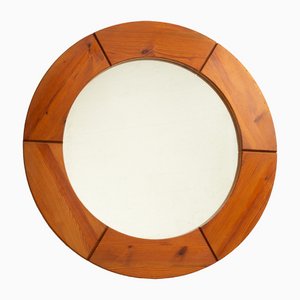 Swedish Mirror in Pine Frame from Glas Mäster, 1960s