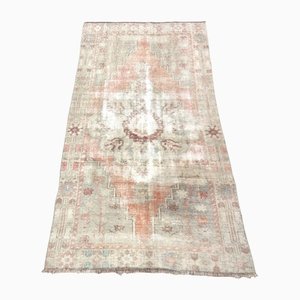 Tapis Antique Délavé Orange