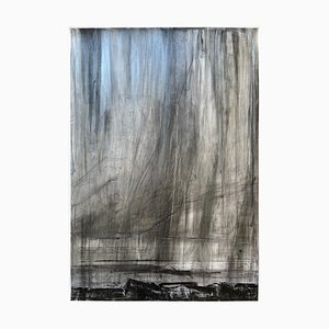 Lena Ochkalova, Distant Land, 2021, Técnica mixta sobre papel