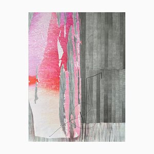 Lena Ochkalova, Duality, rosa, 2022, tecnica mista su alluminio
