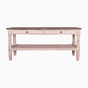 Table Console en Pin Peint, Angleterre