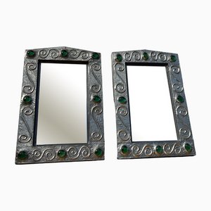Arts and Crafts Mirrors, Set of 2
