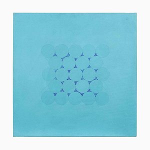 Gastone Biggi, Blue No. 18, Original Acrylic on Canvas, 1974