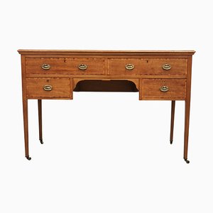 Early 20th Century Mahogany Maple & Co Stamped Desk, 1890s
