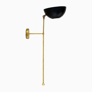 Italian Adjustable Wall Light in Brass, 2010s