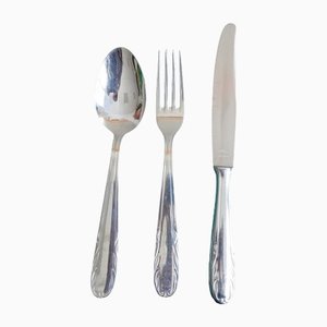 Stainless Steel Cutlery, 1960s, Set of 68
