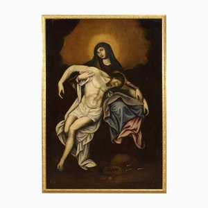 Spanischer Künstler, Die Frömmigkeit, 1750, Öl auf Leinwand