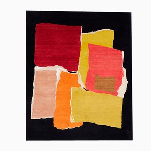Tapis Rhizomes 4 Coloré par Charlotte Culot, 2018