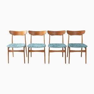 Dining Chairs by Schiønning & Elgaard for Randers Møbelfabrik, 1960s, Set of 4