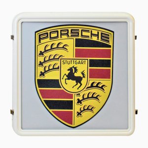 Beleuchtetes Porsche Schild, 1970er