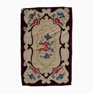 Antique American Hooked Rug, 1890s