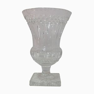 Mid-Century French Crystal Vase, 1960s