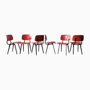Revolt Chairs by Friso Kramer for Ahrend De Cirkel, the Netherlands, 1956, Set of 6