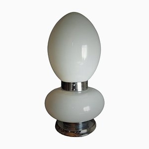 Lampada da tavolo in vetro di Murano attribuita a Mazzega, Italia, 1968
