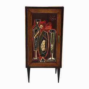 Wooden Cabinet attributed to Scremin, 1950s