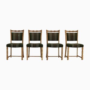 Vintage Brutalist Dining Chairs, 1950s, Set of 4