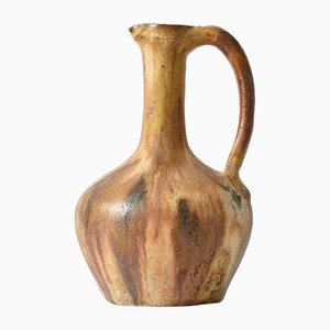 Handmade Ceramic Vase by Edgard Aubry, 1930s