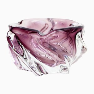 Pink Murano Glass Ashtray, 1960s