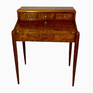 Art Deco Burr Wood Marquetry Ladies Desk